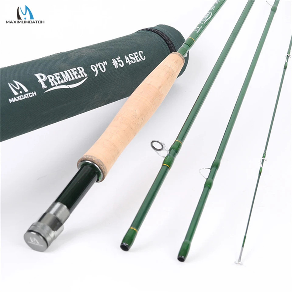 Maximumcatch Premier 3/4/6/7/8/9/10/12wt Fly Rod 84/8 6/9ft คาร์บอนไฟเบอร์ Fly Fishing Rod