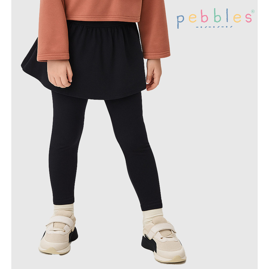FOS x PEBBLES GIRLS SOLID SKIRTS เลกกิ้ง