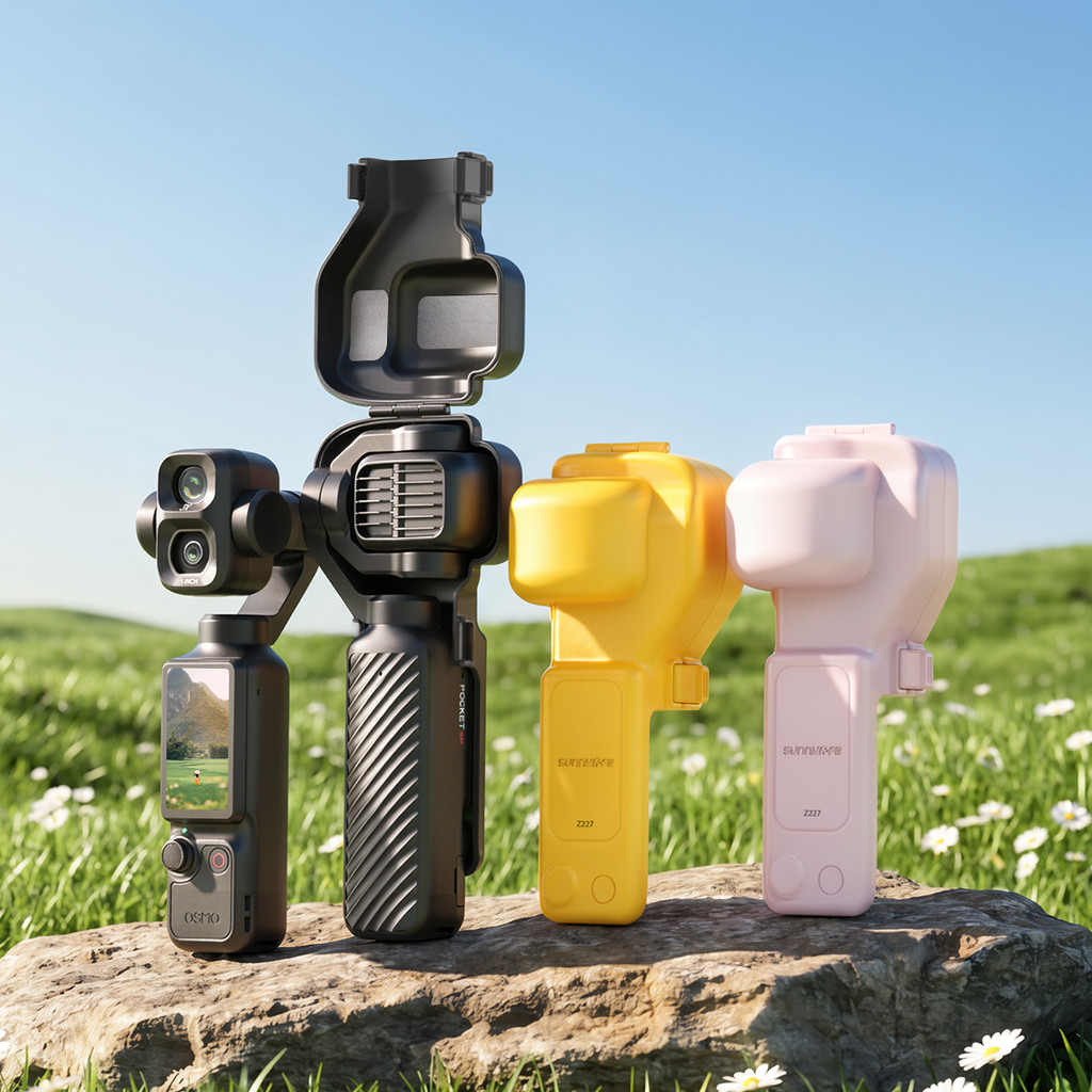 เหมาะสําหรับ DJI Pocket 4Pro กระเป๋ากล้อง PTZ ฝาครอบป้องกันกระเป๋า 4P Flip Screen ฝาครอบป้องกันกล่องฝาครอบแผ่น PTZ Body Case
