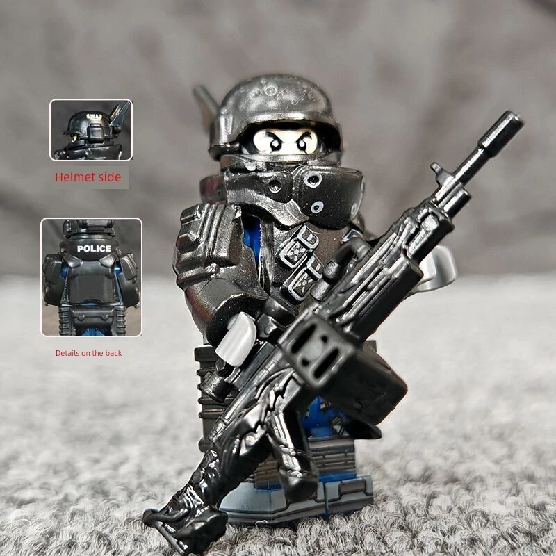 เลโก้กองกำลังพิเศษ Mercenaries ชุด Thugs Building Blocks Minifigures SWAT thumbnail 8