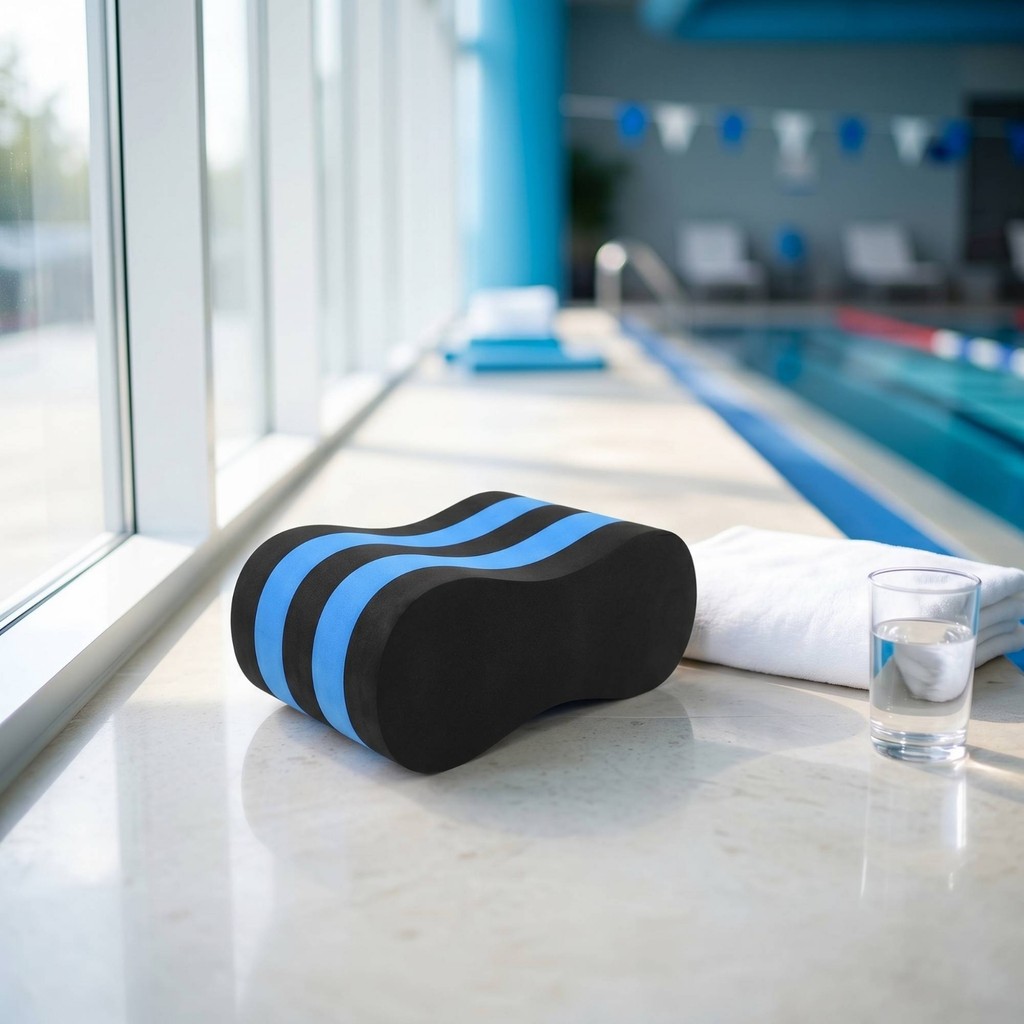 Figure-Eight Swim Buoyant Pull Buoy with Central Opening Foam Pull Buoy Proper Positioning Swimming 