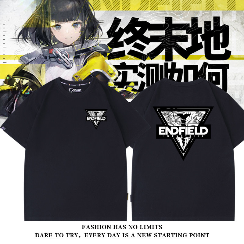 เสื้อยืดสกรีนลาย Arknights ผ้าฝ้ายแท้ คอกลม ใส่ได้ทั้งชายและหญิง (ไซส์ S–5XL)02