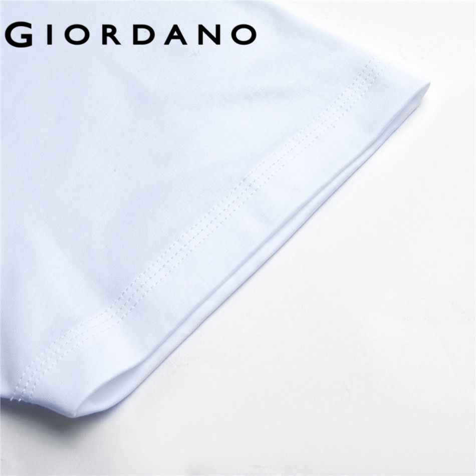 GIORDANO تيشيرت رجالي قطن مرسرز Luxe Touch — صورة 8