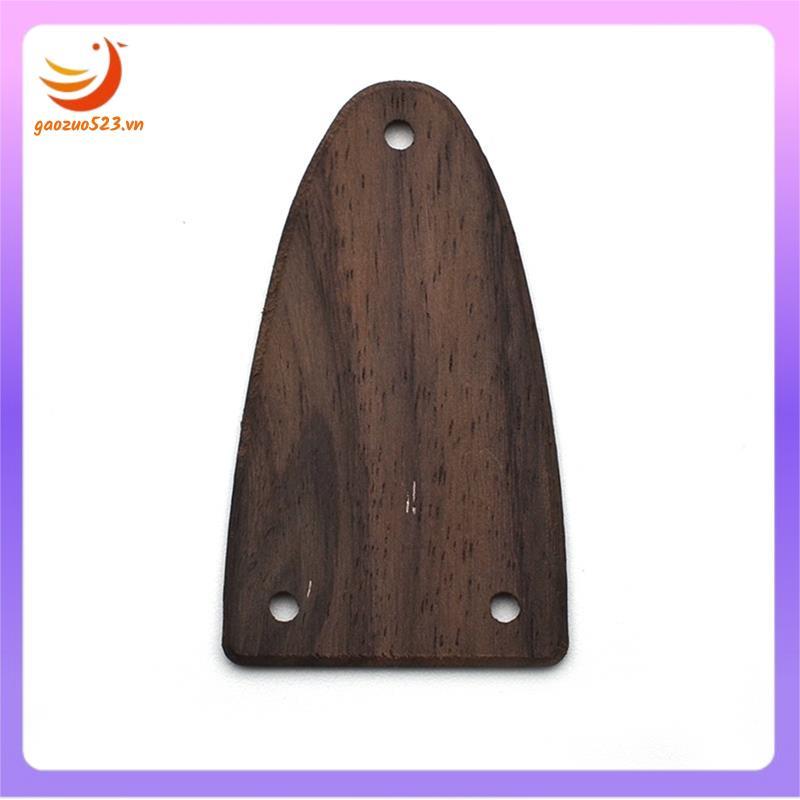 Rosewood กีตาร์ไฟฟ้า Truss Rod Cover Holes Rosewood Rod Cover อุปกรณ์เสริมกีตาร์