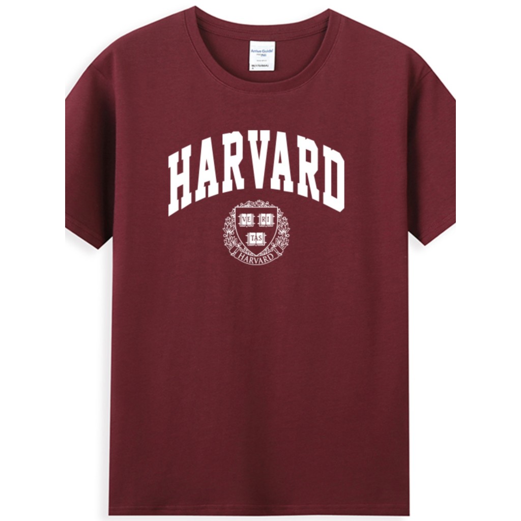 รักใน HARVARD University School Badge Class Uniform เสื้อยืดชุดนักเรียนเสื้อวัฒนธรรม HARVARD Univers