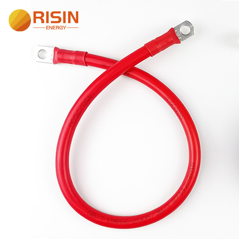 25mm2 สายไฟ to O แหวน Terminal, 2-Pin Quick Disconnect สายแบตเตอรี่สําหรับแผงโซลาร์เซลล์ยานยนต์ Mari
