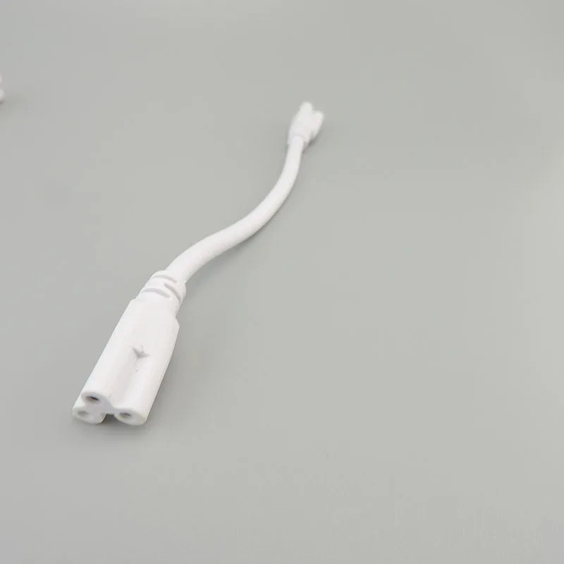 สีขาว 1/2/5 ชิ้น T4 T5 T8 3 ขา LED Tube Connector 2 เฟส 3 เฟส LED โคมไฟตัวเชื่อมต่อสายไฟ Double-end 