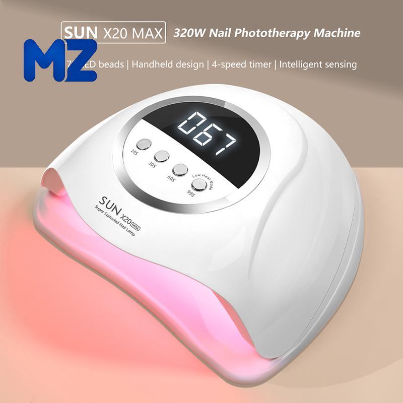 [MZ] 320W LED UV โคมไฟเครื่องเป่าสําหรับเล็บเจลโปแลนด์โคมไฟแห้งพร้อมการตั้งค่าตัวจับเวลา 4 ระดับเซ็น