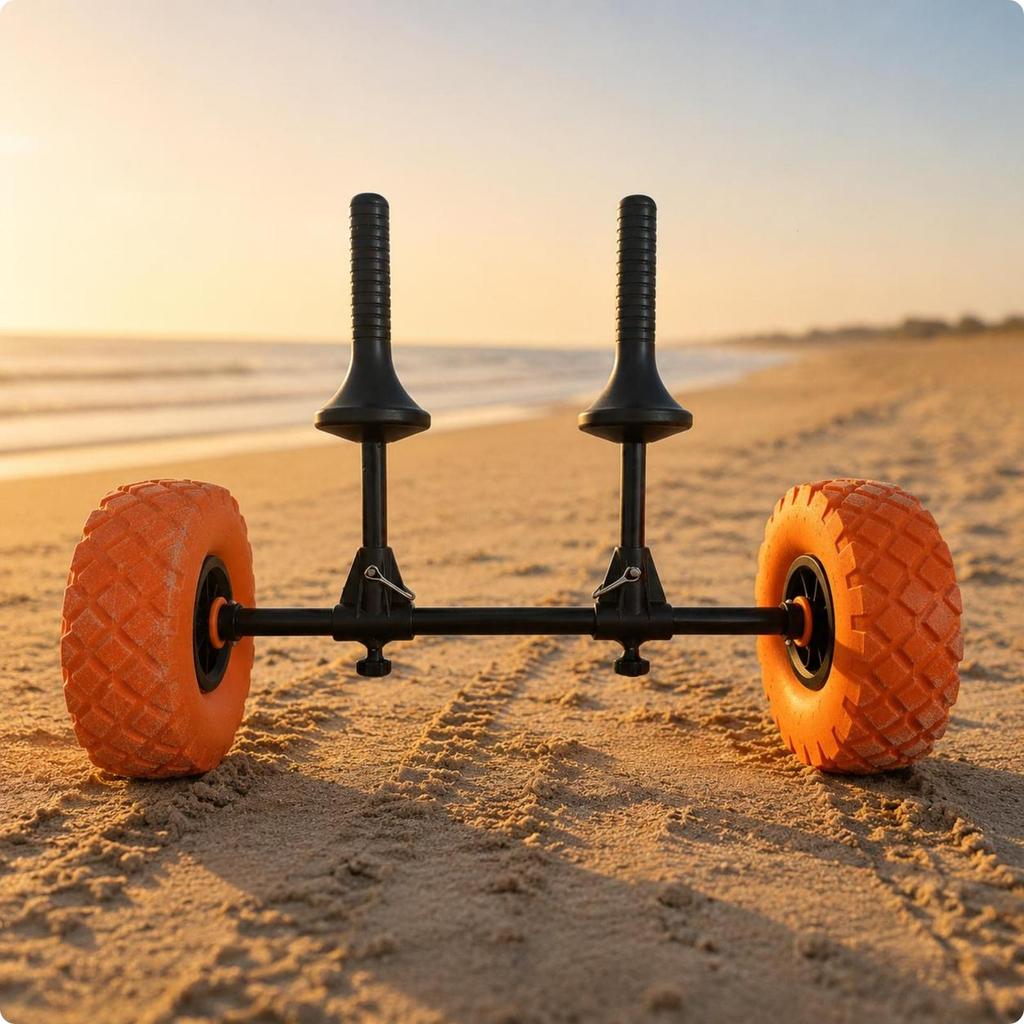 [arutoxalc] Base Kayak Trailer Heavy Duty Kayak Cart มีล้อกรอบโลหะที่ทนทานอุปกรณ์กีฬาทางน้ําสําหรับช