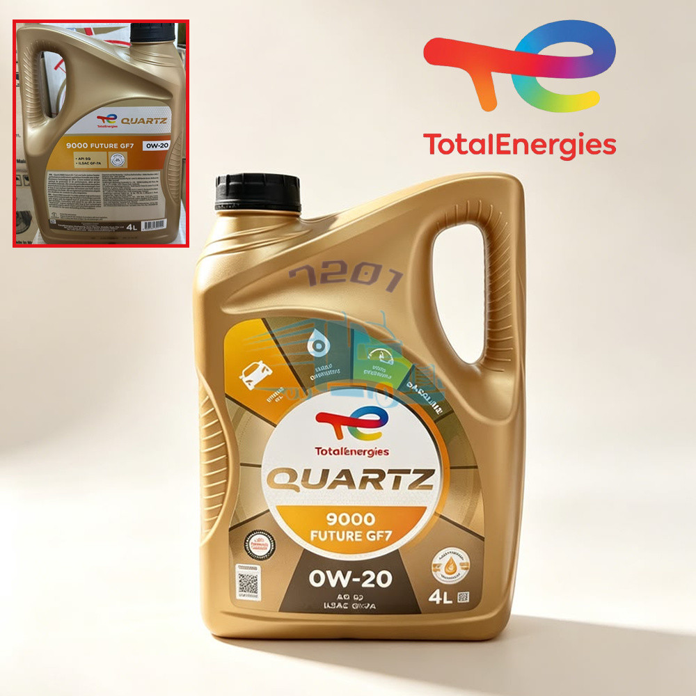 100 TOTAL ENERGIES Quartz 9000 FUTURE GF7 0W-20 (4L) API SQ ILSC GF-7A น้ํามันเครื่องสังเคราะห์ FULL