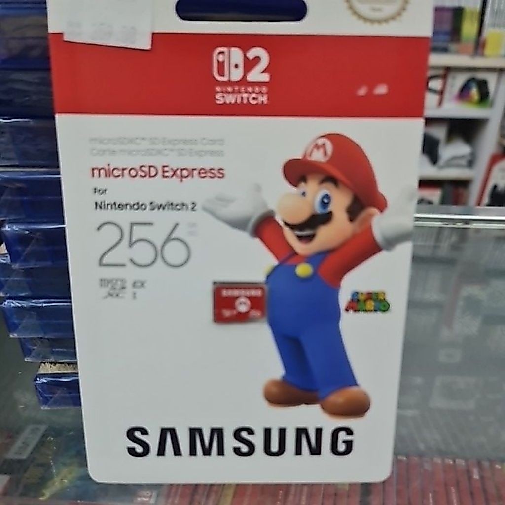 NS2 SAMSUNG X NINTENDO SD EXPRESS CARD 256GB ใหม่และ SEALED