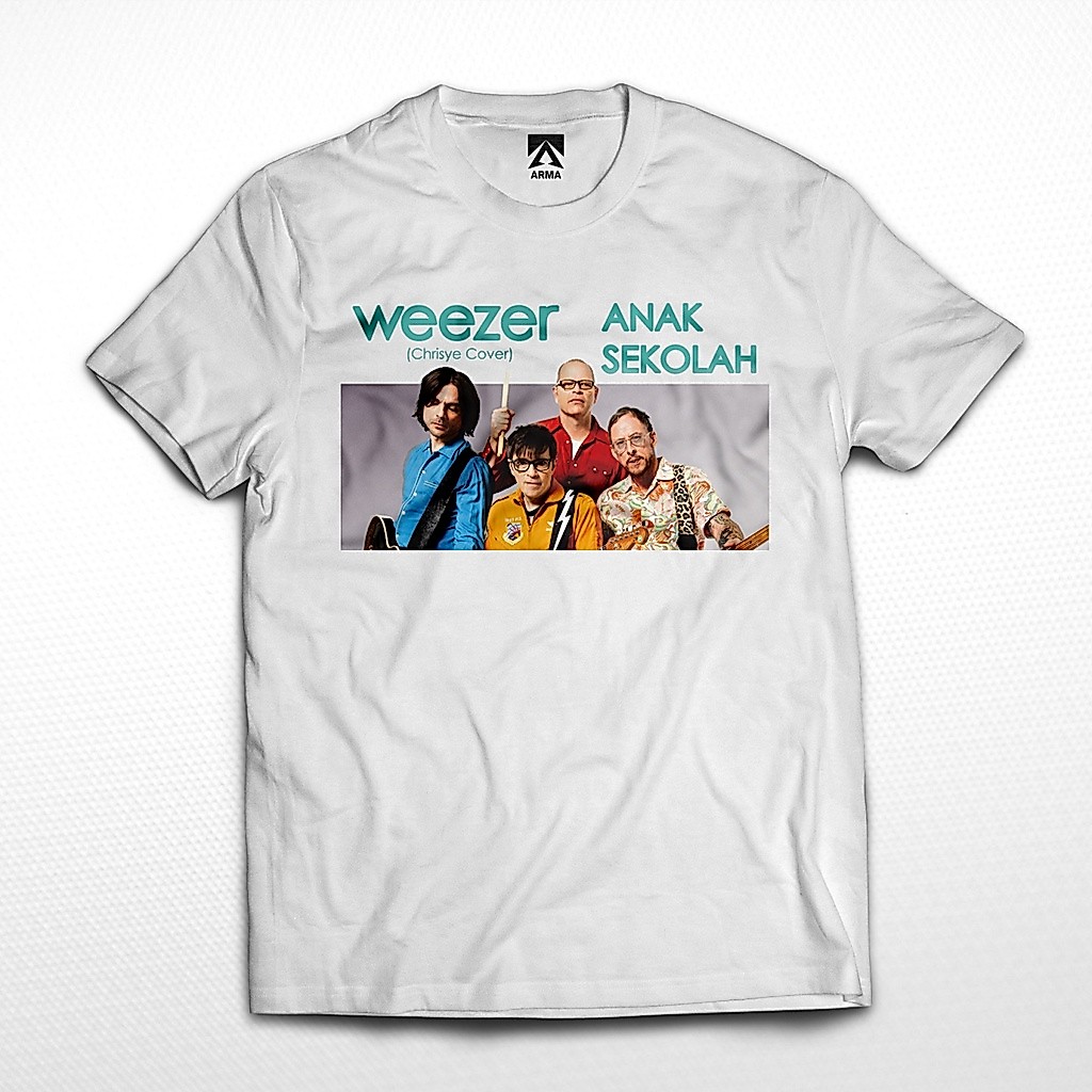 เสื้อยืด WEEZER เด็กนักเรียน / เสื้อยืดเพลง unisex distro เสื้อผ้า VINTAGE BAND T-SHIRT