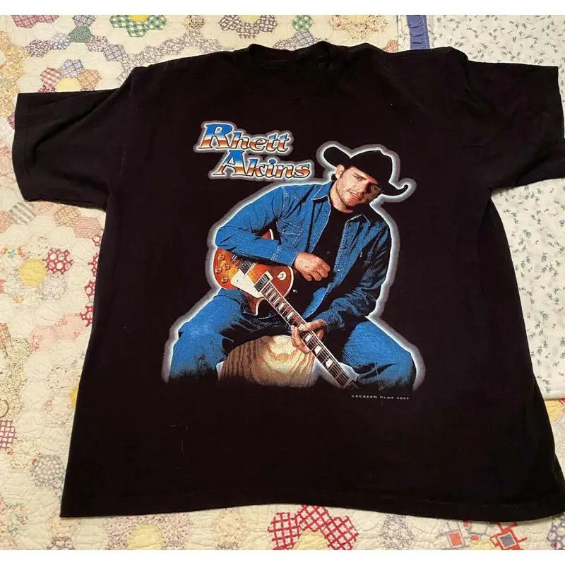 เสื้อยืด Rhett Akins ผ้าฝ้าย สำหรับผู้ชายและผู้หญิง ทุกขนาด S ถึง 5XL