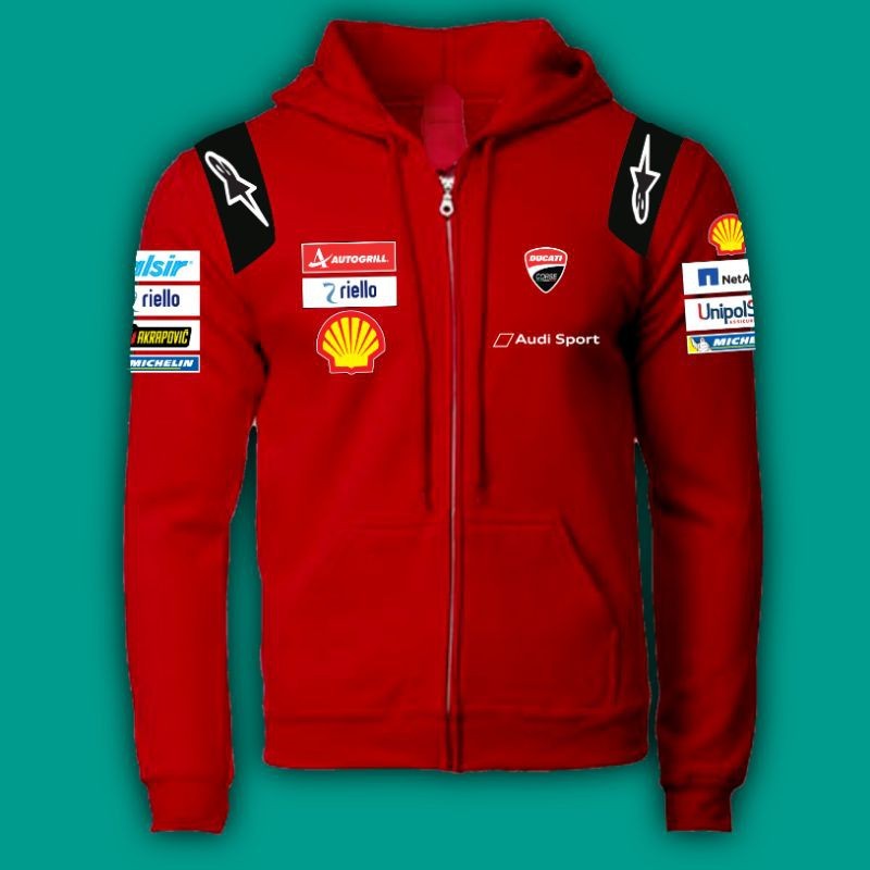 Moto Gp Ducati Racing Team Hoodies