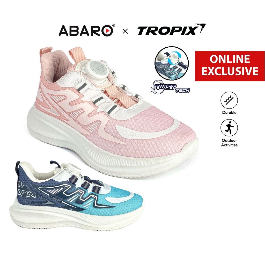 MZ3 [ONLINE EXCLUSIVE] รองเท้ากีฬาเด็ก ABARO TwistTech 99SPA5105AH2T Tropix /รองเท้าวิ่ง/Kasut Sukan