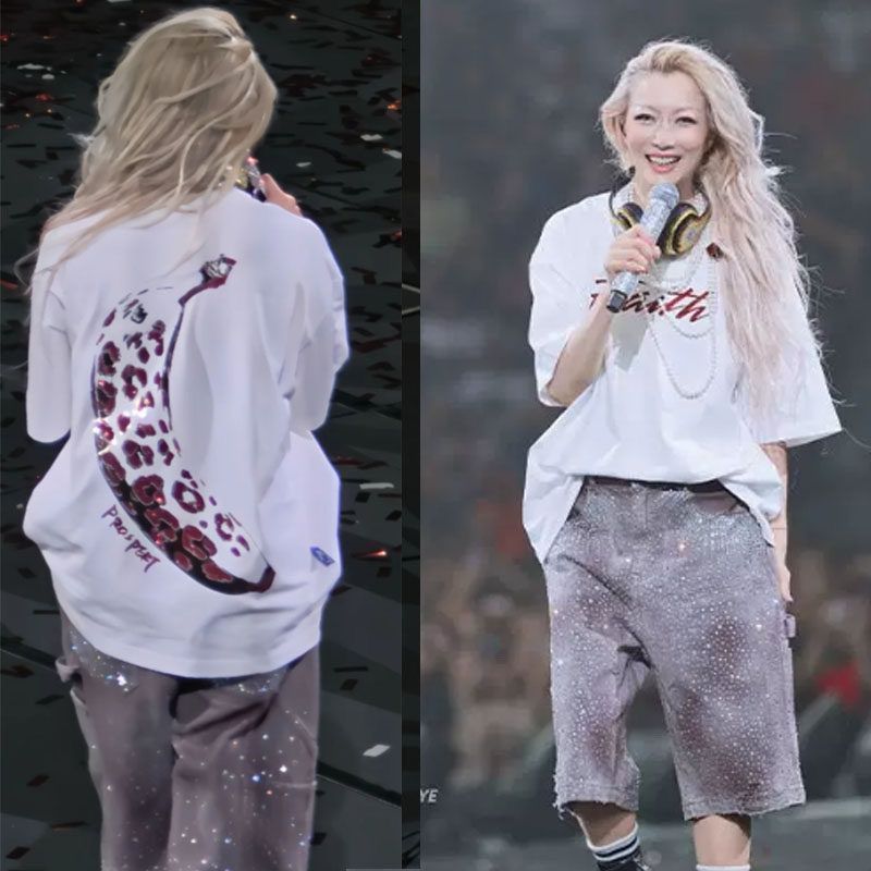 ใหม่ sammi sammi sammi Cheng Kuala Lumpur Kiala Lumpur Concert Banana Support สินค้าสวมใส่เสื้อยืดแข