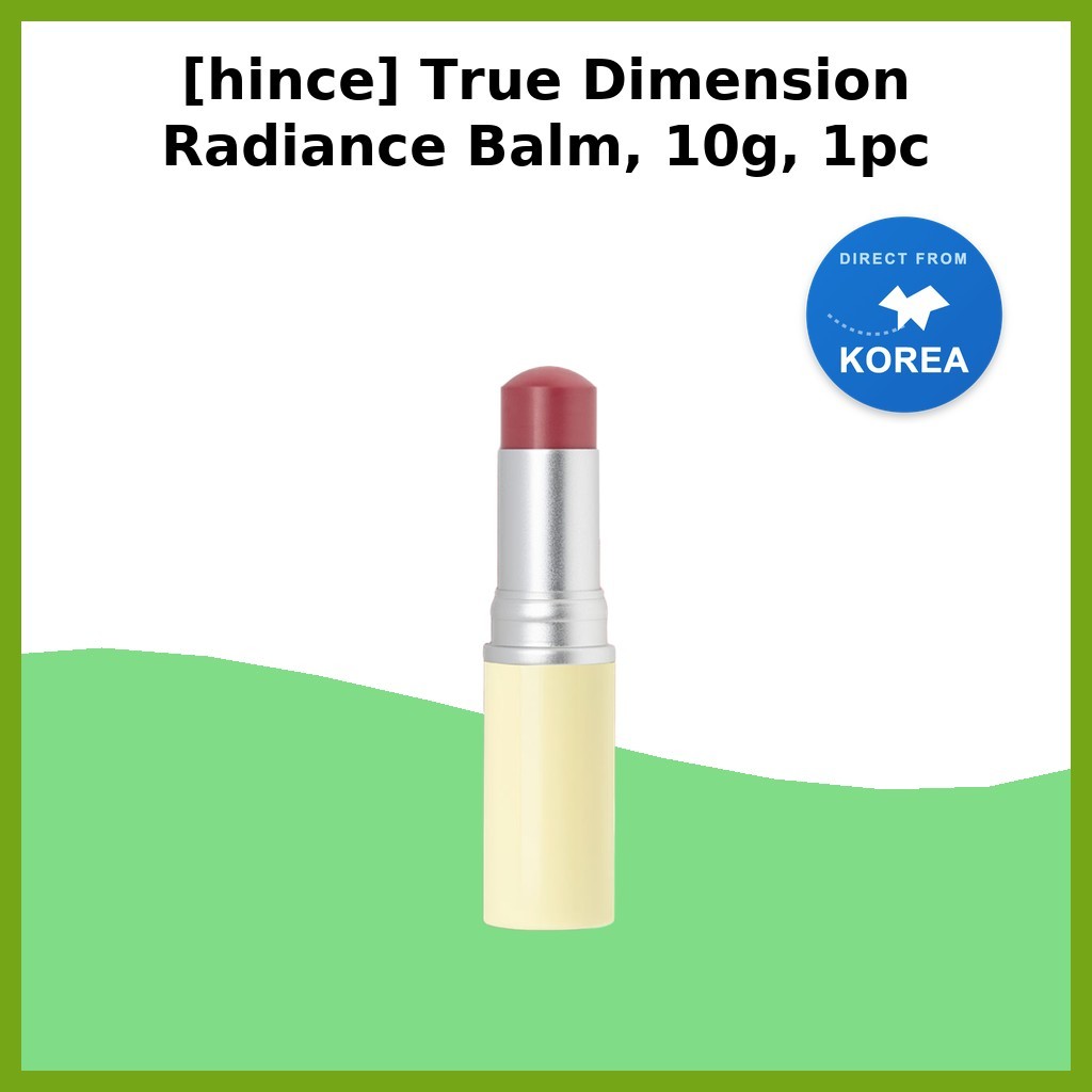 [hince] True Dimension Radiance Balm, 10g, 1pc / Korean Lip Balm / Radiant Glow / ของแท้ 100% โดย LU