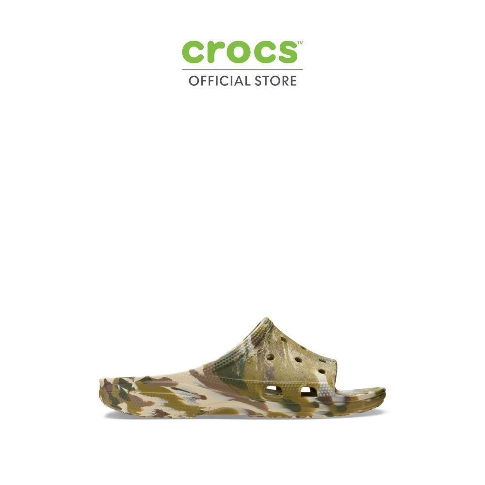 CROCS รองเท้าแตะผู้ชาย SATURDAY SLIDE MARBLED  รุ่น 213299-960 - CAMO