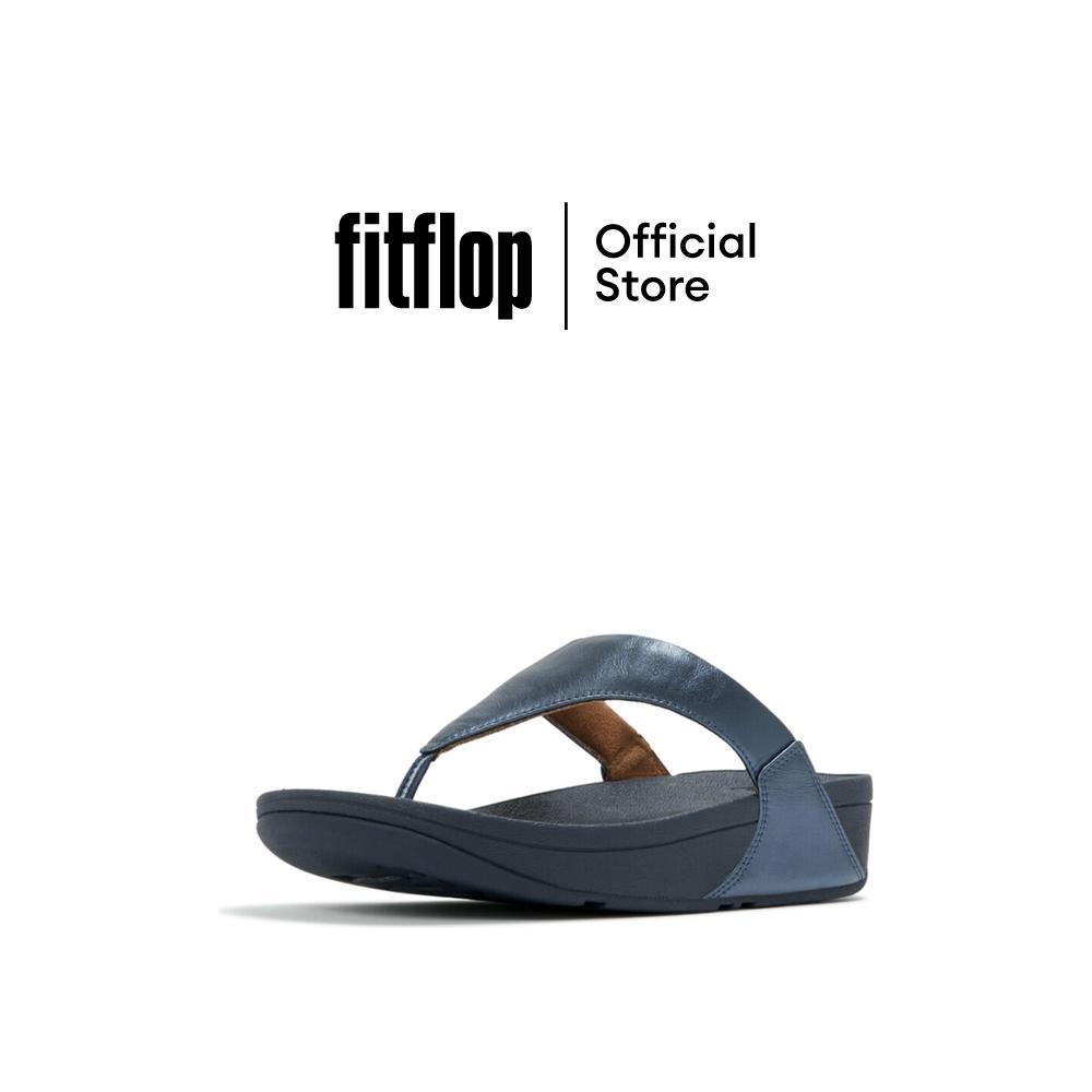 FITFLOP LULU LEATHER TOEPOST รองเท้าแตะแบบหูหนีบผู้หญิง รุ่น I88-D57 สี COSMIC BLUE