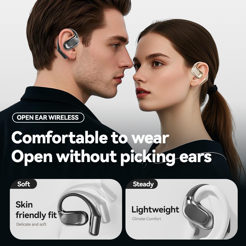 M114 ที่เกี่ยวหูแบบนํากระดูกหมุนได้ HD Call Sport Travel ที่ดีที่สุด