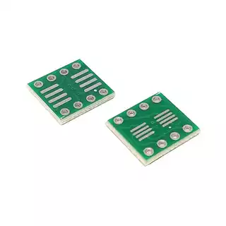 SOP8 TO DIP8 PCB Adaptor แผ่นปริ้นแปลงขา IC จาก ชิพ SMD 8 ขา เป็น DIP 8 ขา