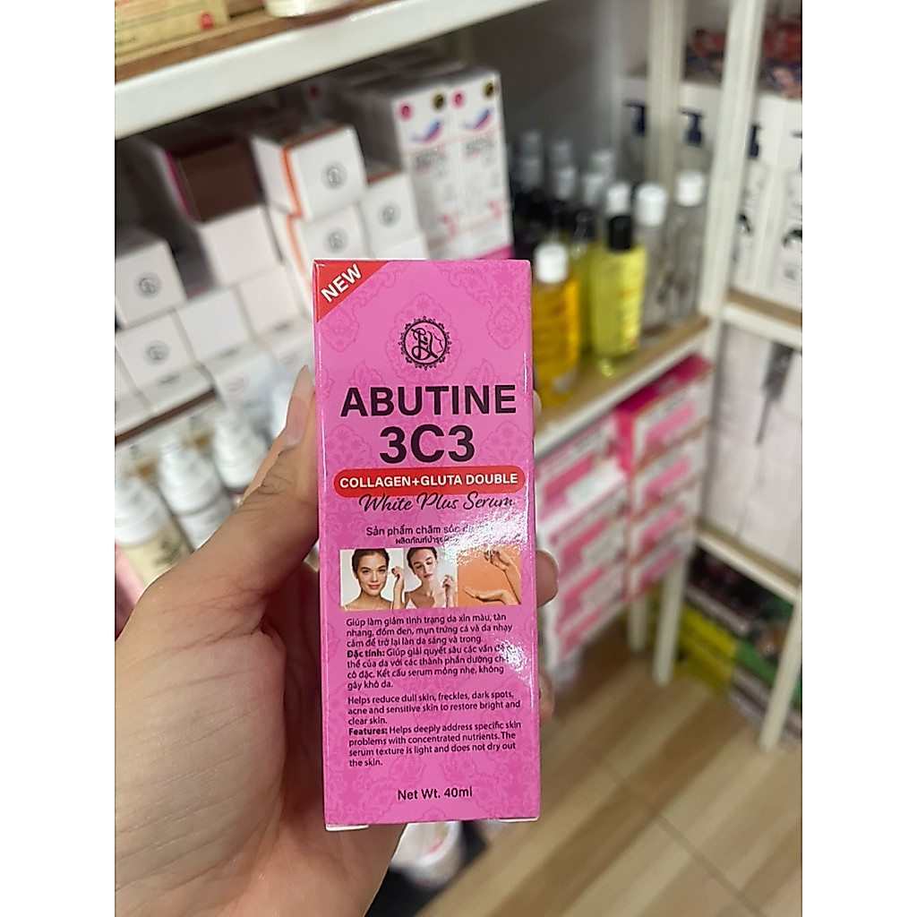Abutine 3C3 Collagen Gluta Double White Plus Serum 40ml.