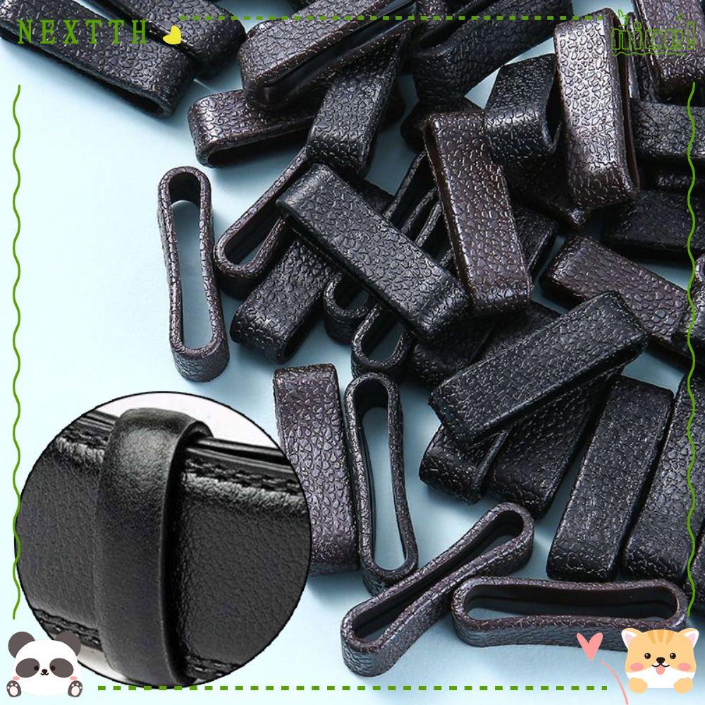 NEXTTH Keeper Loops, DIY TPU หนังเข็มขัด Loop Holder, ทนทานที่ละเอียดอ่อน Universal 40 มม.เข็มขัด End Retainer แหวนสําหรับ 30-38 มม.เข็มขัด