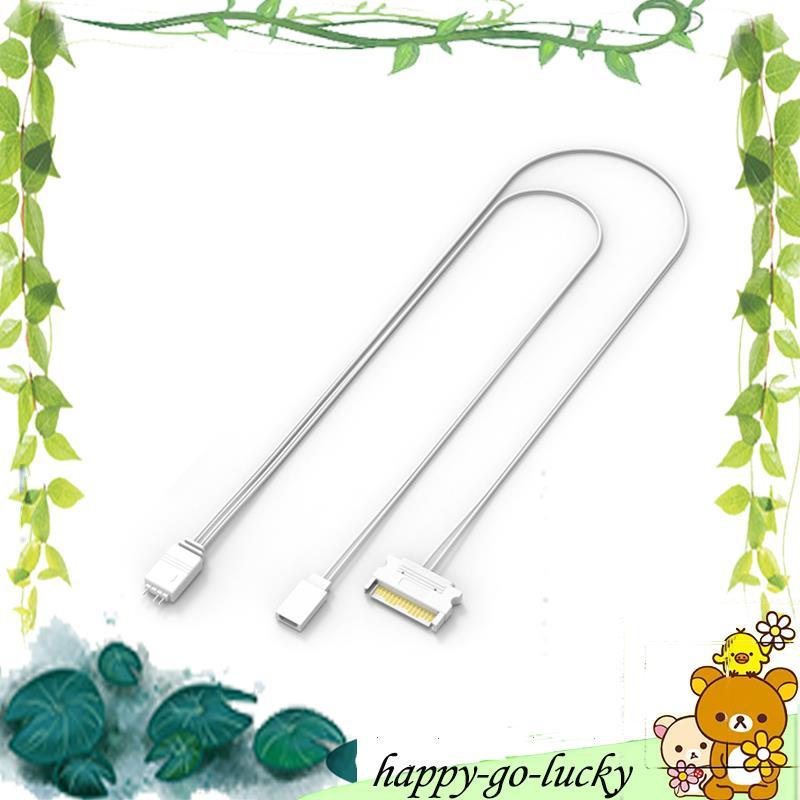SATA to ARGB Lighting Power Adapter Cable คอมพิวเตอร์ ARGB Controller Sata to ARGB Reset Power Cable