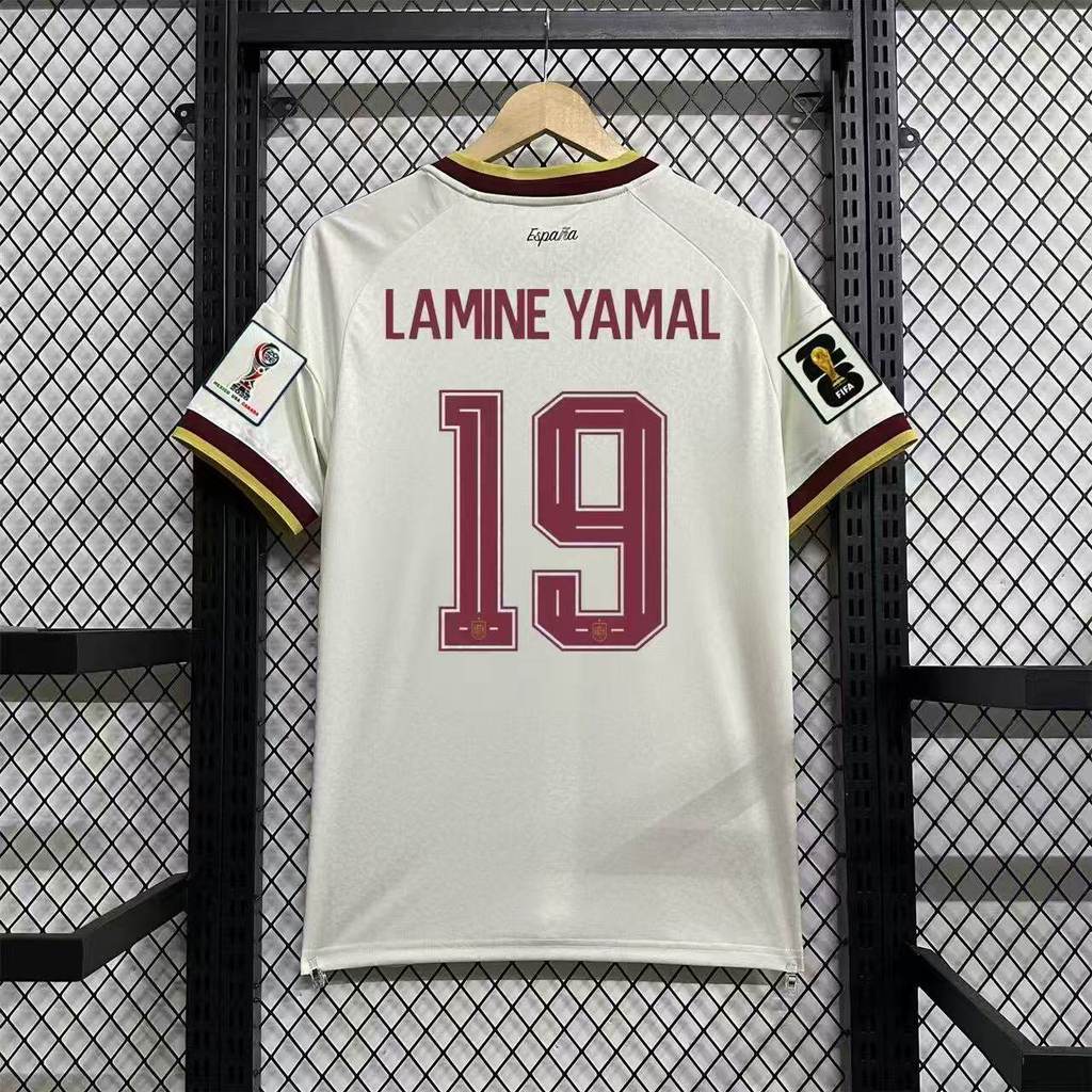 เสื้อฟุตบอลทีมชาติสเปน เยือน ฤดูกาล 2026/27 เวอร์ชันแฟน ผู้ชาย แขนสั้น