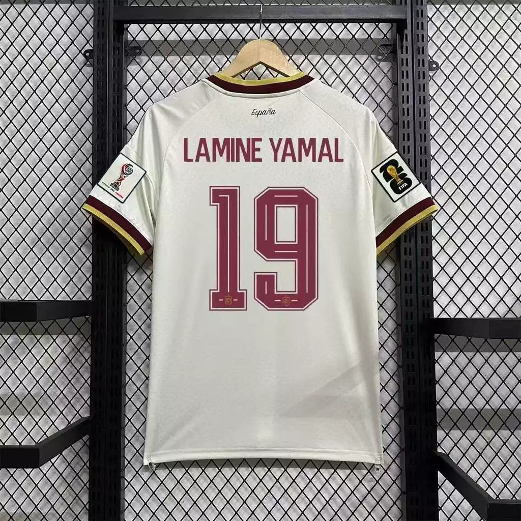 เสื้อฟุตบอลทีมชาติสเปน เยือน ฤดูกาล 2026/27 เวอร์ชันแฟน ผู้ชาย แขนสั้น