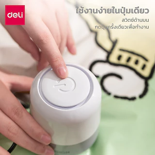 Deli ที่สูบลมไฟฟ้าแรงดันสูง กระบอกสูบไฟฟ้า เครื่องสูบลมไฟฟ้า กระทัดรัด ใช้งานง่าย Electric Air Pump