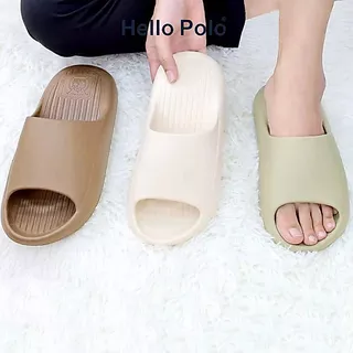 Hello Polo รองเท้าแตะผู้ชาย รองเท้าไซส์ใหญ่40-45 สีคลาสิค พื้นนิ่ม น้ำหนักเบา กลางแจ้ง ในทุกๆ โอกาส HP8004m