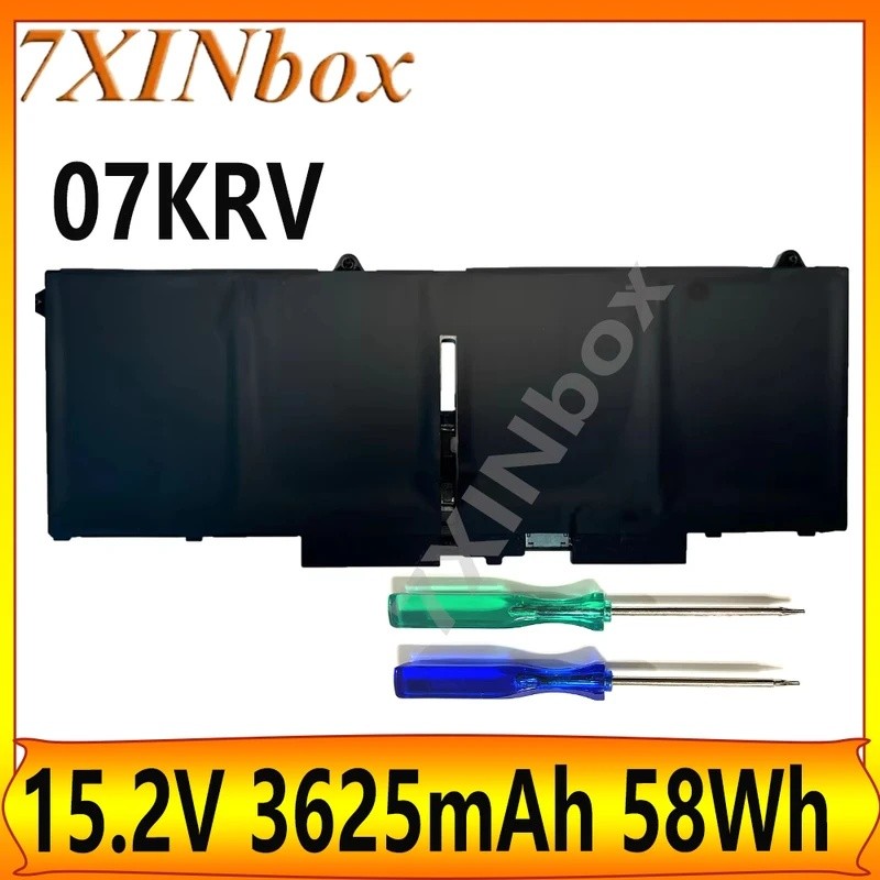 7XINbox 07KRV 15.2V 3625mAh 58Wh แบตเตอรี่สําหรับ Dell H4PVC Latitude 15 7530 15 7530 112 ซม.15 7530