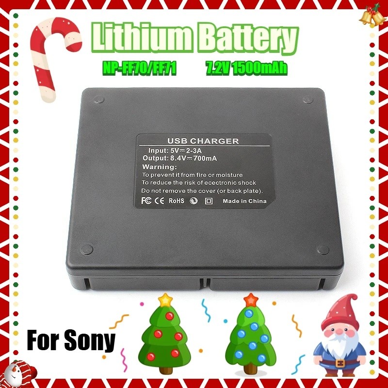 7.2V 1500mAh NP-FF70/FF71 แบตเตอรี่ลิเธียมสําหรับกล้อง Sony DCR-IP1E/IP1K/IP5E/IP7E/IP7BT