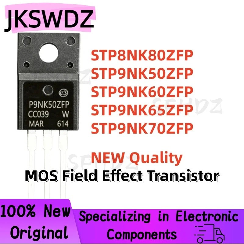 5PCS STP8NK80ZFP STP9NK50ZFP STP9NK60ZFP STP9NK65ZFP STP9NK70ZFP P8NK80ZFP P9NK50ZFP P9NK60ZFP ทรานซ