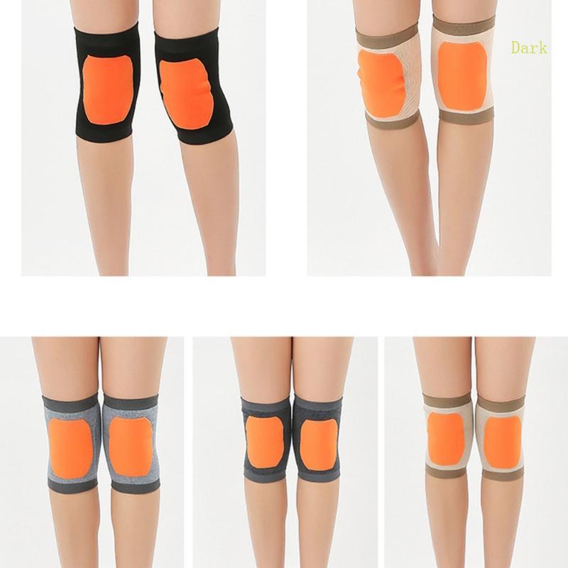 Dark Knee Support Dancing Knee Protector Brace บาสเกตบอลวิ่งเข่า Pad Kneecap