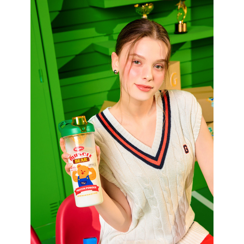 Wiggle wigle Wiggle Shaker Cup ถ้วยฟิตเนสถ้วยผงโปรตีนหญิงอาหารทดแทน Milkshake Blender ถ้วยกีฬาน้ํา