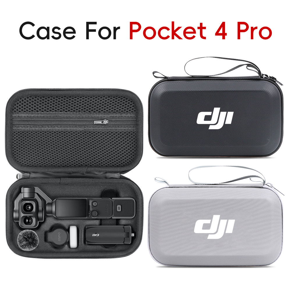 สําหรับกระเป๋าเก็บอเนกประสงค์ DJI OSMO POCKET 4P, กล่องป้องกันการตกและกันฝุ่น, กระเป๋าโท้ท crossbody, อุปกรณ์เสริมกล้องกีฬา Pocket 4P