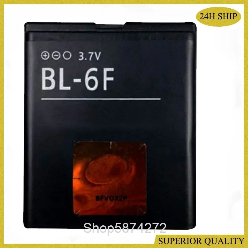 1200mAh BL 6F BL-6F เปลี่ยนแบตเตอรี่สําหรับ Nokia 6788 N78 N79 N95(8G) 6788i แบตเตอรี่ BL6F
