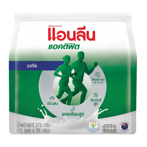 แอนลีนแอคติฟิต 375 กรัม ชนิดซอง (15ซอง x 25 กรัม) รสจืด