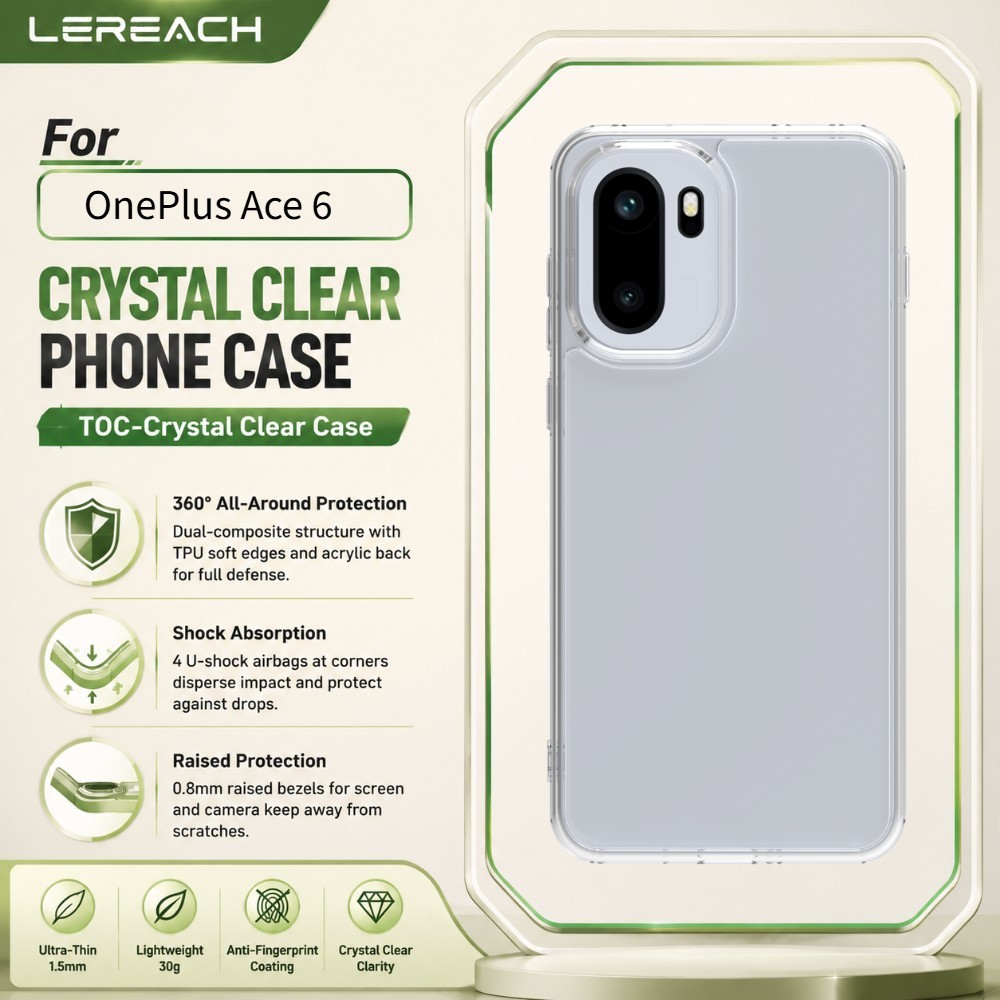 เคสใส สำหรับ OnePlus ACE 6 ACE 6T ACE 15R กันกระแทก โปร่งใส Ultra-Thin CA1000