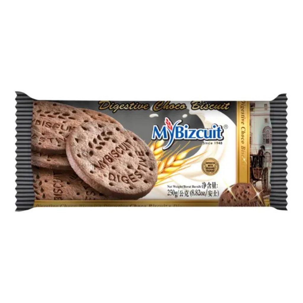 มายบิสกิต ไดเจสทีฟช็อกโก MyBizcuit Digestive Choco Biscuit 250g.