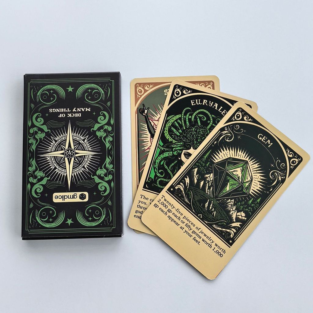 Deck Oracle Card Oracle Card Deck of ths English Card Game Solitaire Casual Party All Things Oracle 