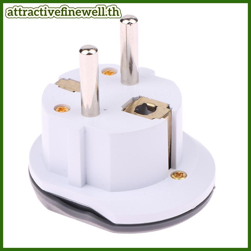 [attractivefinewell] ปลั๊กแปลงมาตรฐานเยอรมัน FR AU US UK To EU Euro Korea Universal Travel Adapter H