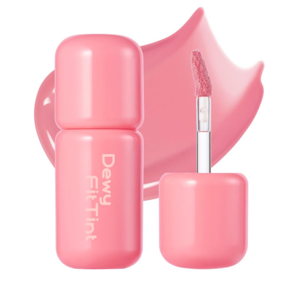 2aN Official Tint Dewy Fit Tint 10 Rosy Dew Lipstick, Neutral Pink, Freshly Harvested Peach Pink, Ne