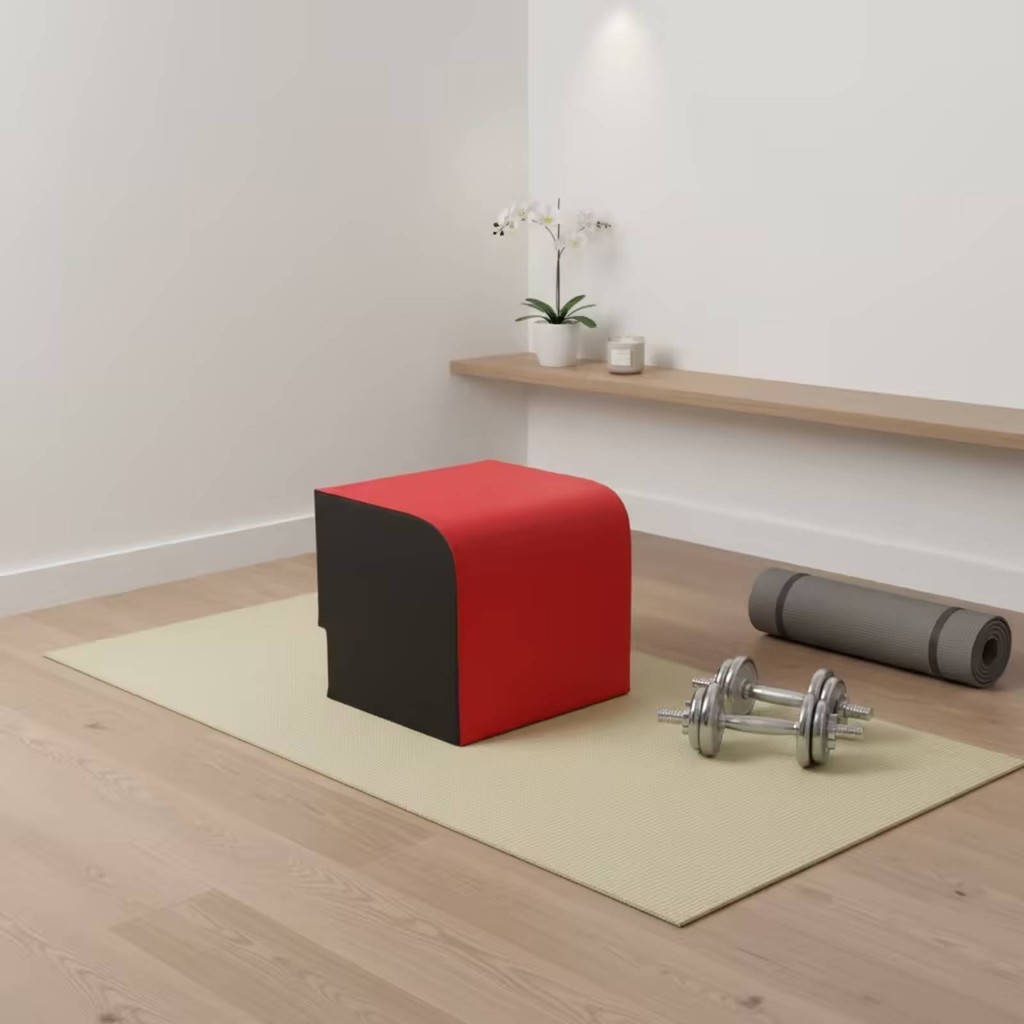Hip Thrust Box Soft Hip Thrust Block อุปกรณ์กันฝุ่นสําหรับผู้ที่ชื่นชอบฟิตเนส, Home Gym, มุมการเคลื่