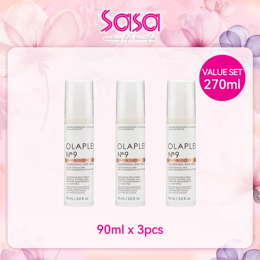 OLAPLEX No.9 Bond Protector Nourishing Hair Serum Value Set (90ml x 3pcs) (Europe Version)