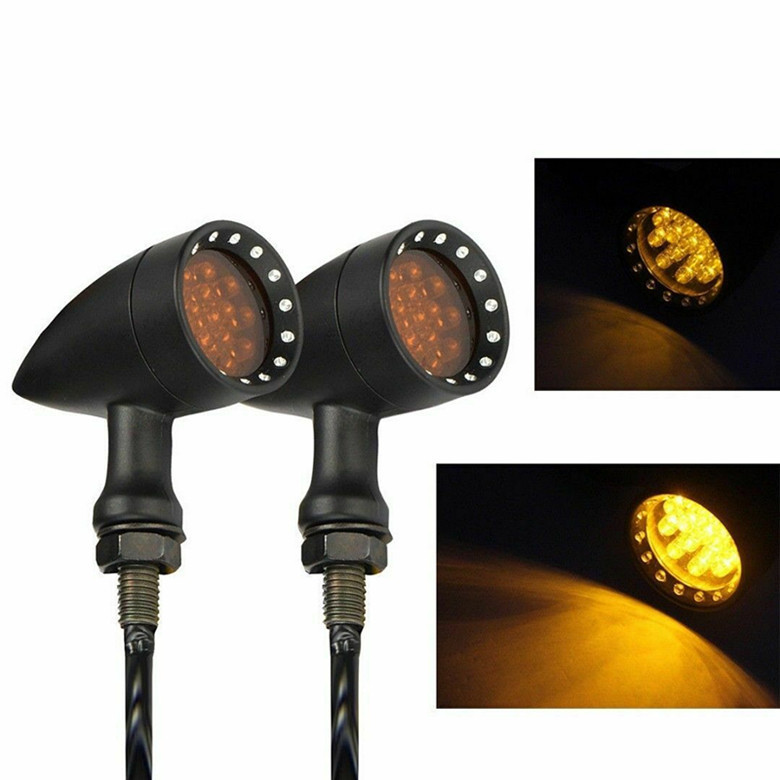 Motorcycle Modification LED Turn Signal Turn signal  Traffic light Metal Shell