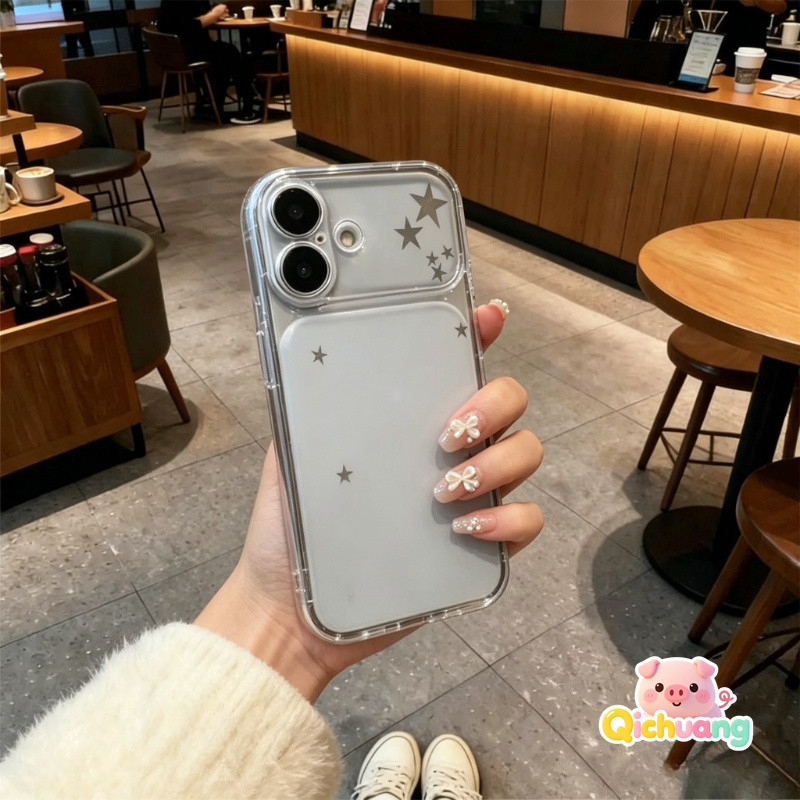 Stars Clear Cases สําหรับ OPPO A6 A6C A6i A6K A6S A6T A6V A6X A5 A5i A5M A5S A5X A3 A3 A3X A3X A3X A
