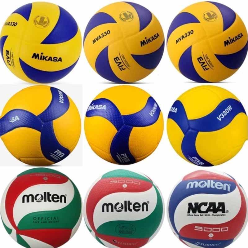 ขนาด 5 Volleyball V200W V300W V330W ขนาด 5 Ball Competition Training Soft PU Volleyball